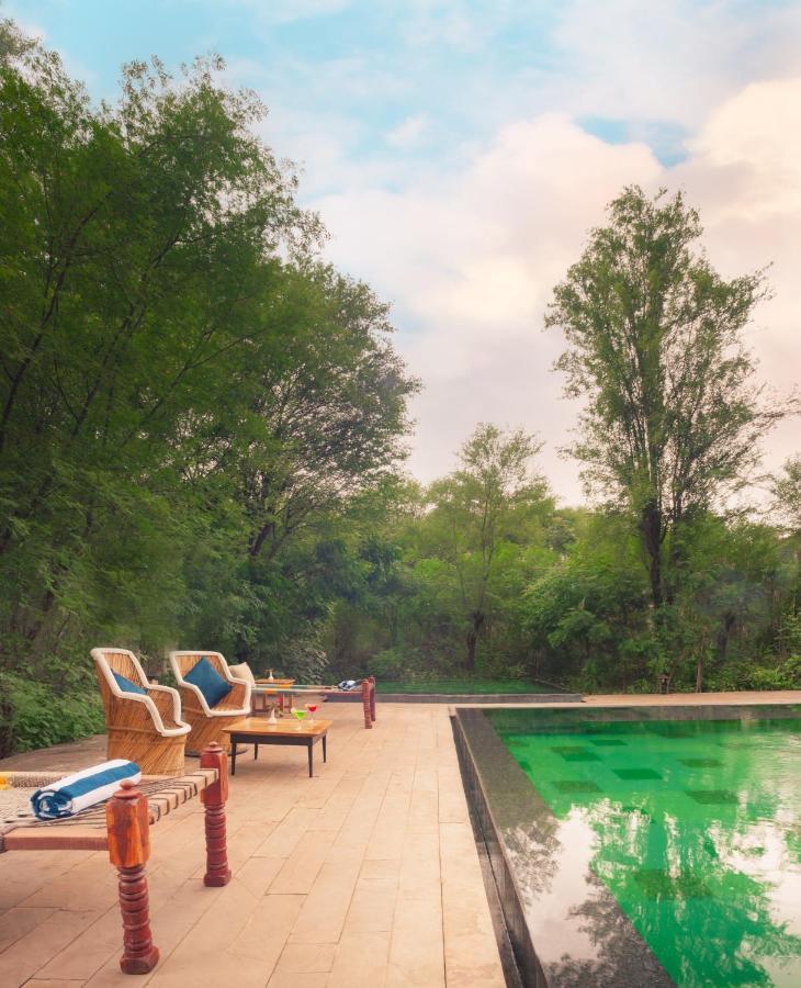 Trees N Tigers Luxury Wildlife Lodge Akbarpur  Exterior foto